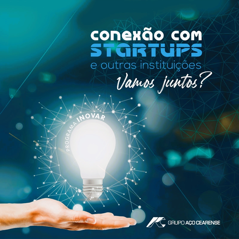 Programa de inovação do grupo Aço Cearense busca startups de todo o Brasil